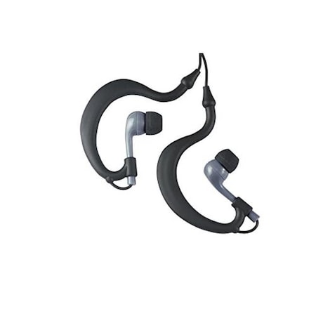 Fitness Technologies Fitness Technologies 90524 UWater Triple Axis Action Stereo Earphones; 100 Percentage  Waterproof; Black & Grey 90524